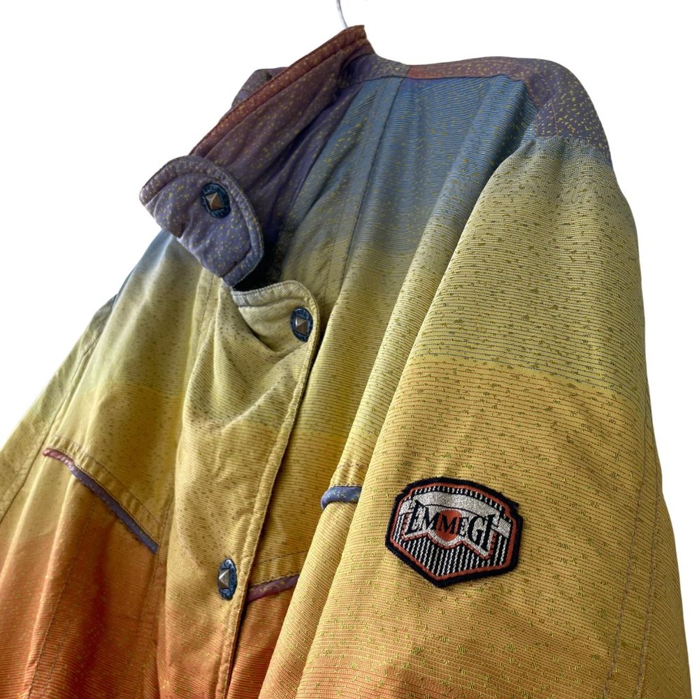 Vintage Emmegi Belted Winter ski jacket with high collar ladies size M/L - Picture 7 of 9
